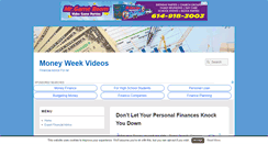 Desktop Screenshot of moneyweekvideos.com